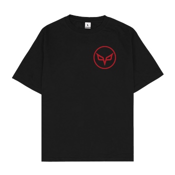 PvP PVP - Circle Logo Small T-Shirt Oversize T-Shirt - Black