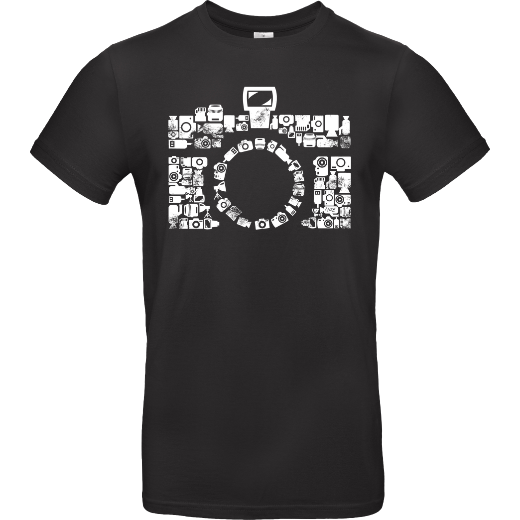 FilmenLernen.de Retro Icon Cam T-Shirt B&C EXACT 190 - Black