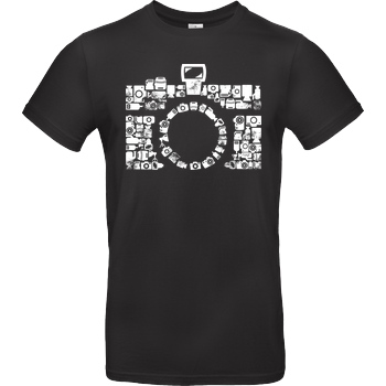 FilmenLernen.de Retro Icon Cam T-Shirt B&C EXACT 190 - Black
