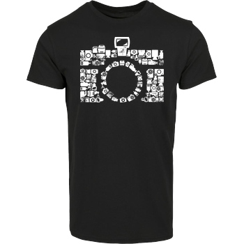 FilmenLernen.de Retro Icon Cam T-Shirt House Brand T-Shirt - Black