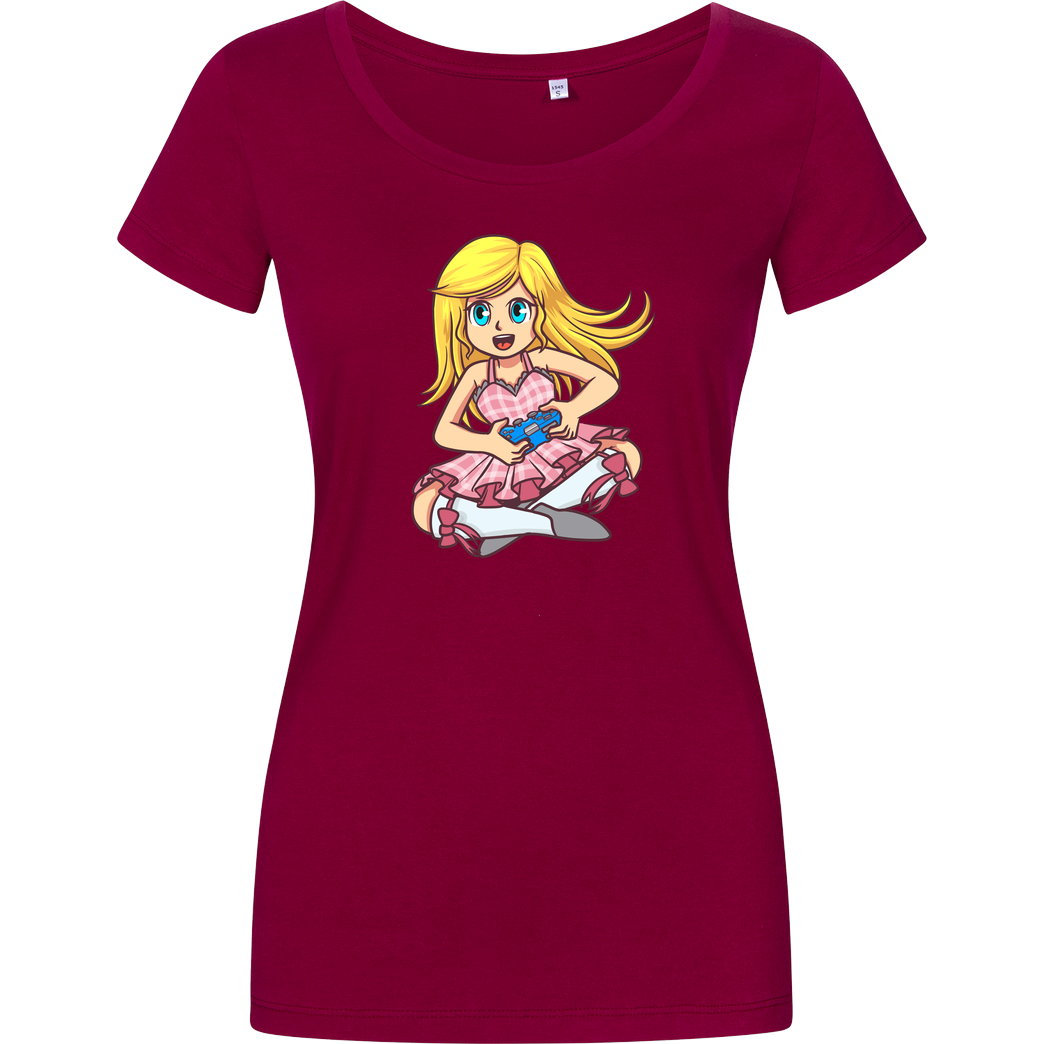 RichtigRonja RichtigRonja - Gaming T-Shirt Girlshirt berry