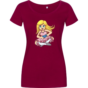 RichtigRonja RichtigRonja - Gaming T-Shirt Girlshirt berry