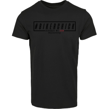 Ride-More Ridemore - #BikerChick T-Shirt House Brand T-Shirt - Black