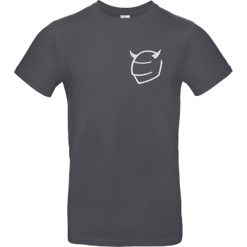 Ride-More Ridemore - Miisses Black Logo Embroidered T-Shirt B&C EXACT 190 - Dark Grey