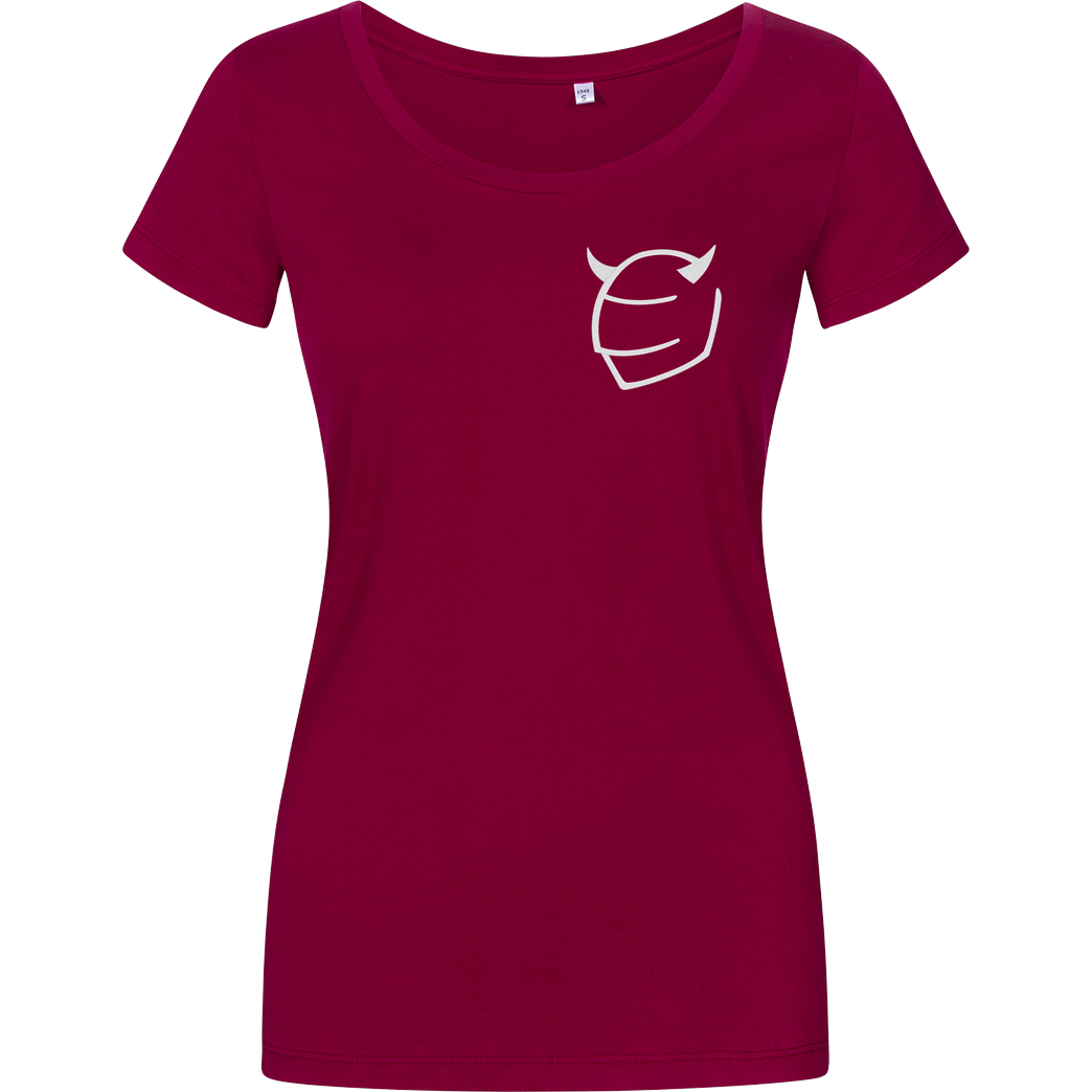 Ride-More Ridemore - Miisses Black Logo Embroidered T-Shirt Girlshirt berry