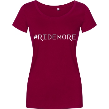 Ride-More Ridemore - #Ridemore T-Shirt Girlshirt berry