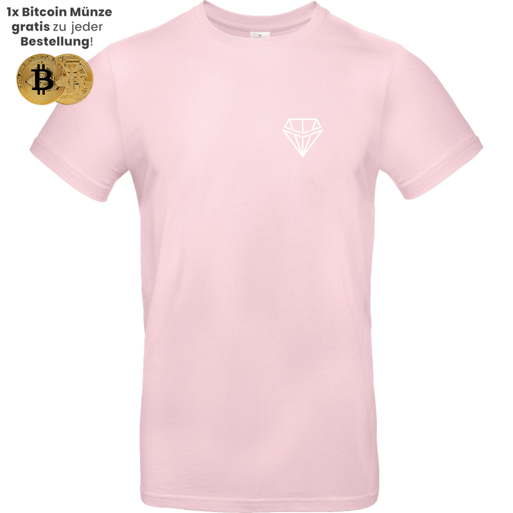 RobynHD Robyn HD - Just Hodl Bitcoin T-Shirt B&C EXACT 190 - Light Pink