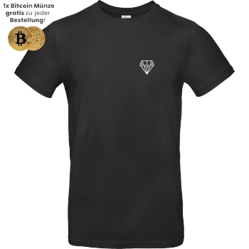 RobynHD Robyn HD - Logo T-Shirt B&C EXACT 190 - Black