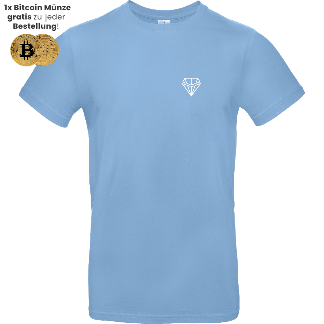 RobynHD Robyn HD - Logo T-Shirt B&C EXACT 190 - Sky Blue