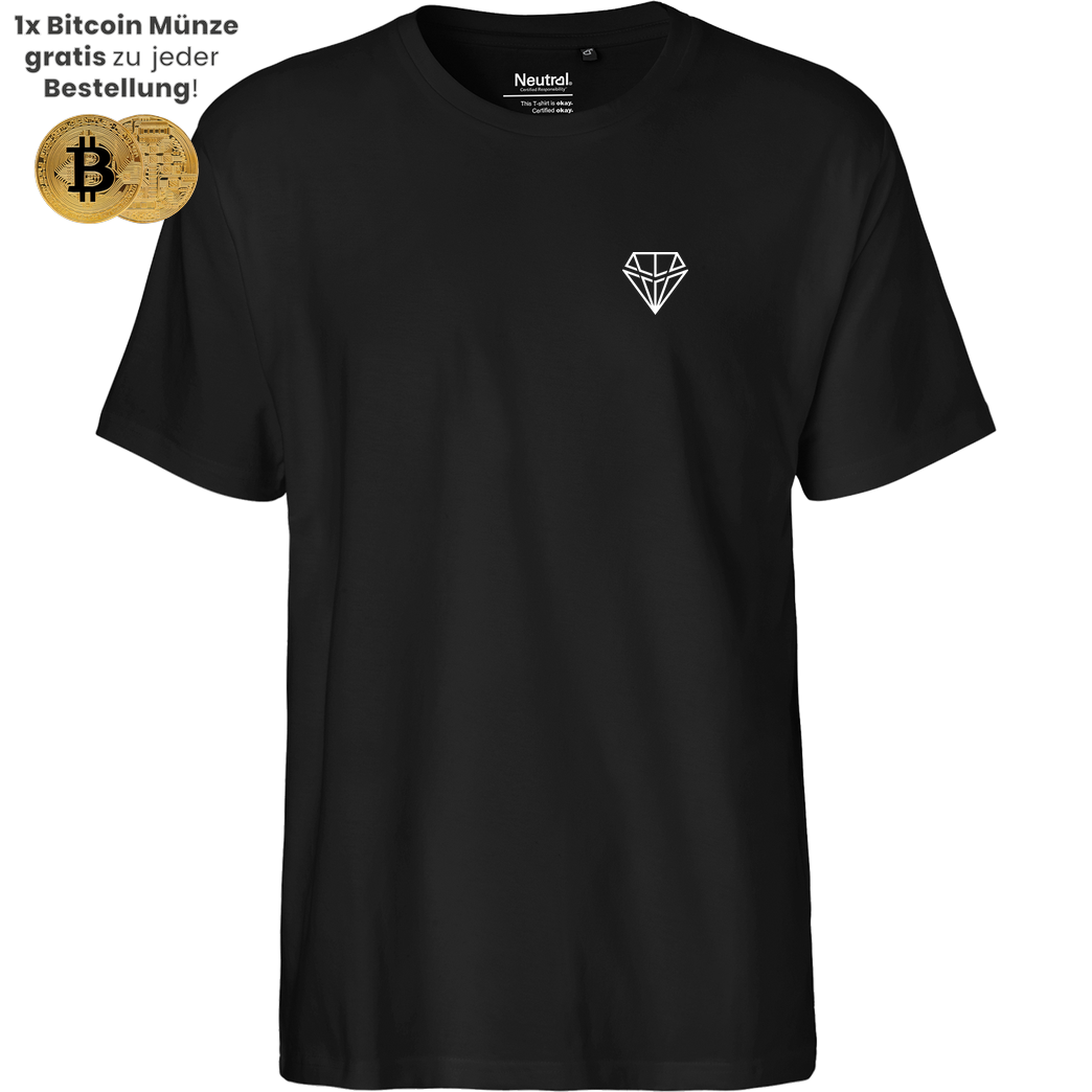 RobynHD Robyn HD -  Simple One - Logo gestickt T-Shirt Fairtrade T-Shirt - black