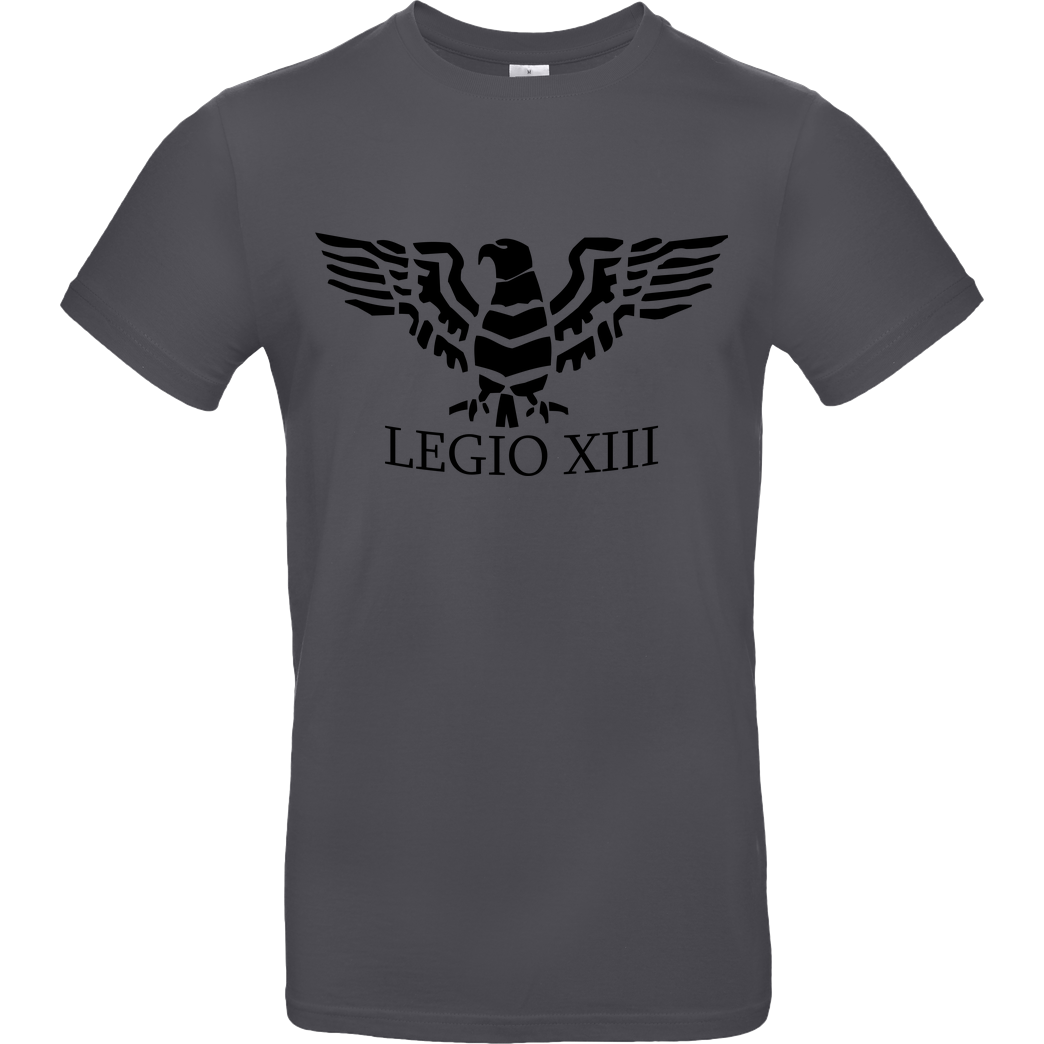 None Römischer Adler T-Shirt B&C EXACT 190 - Dark Grey