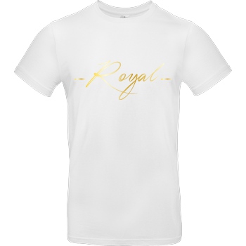 RoyaL RoyaL - King T-Shirt B&C EXACT 190 -  White