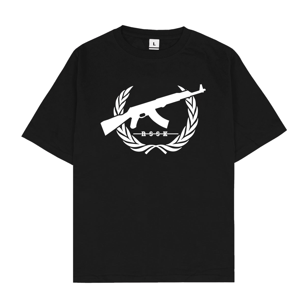 Russak Russak - AK T-Shirt Oversize T-Shirt - Black