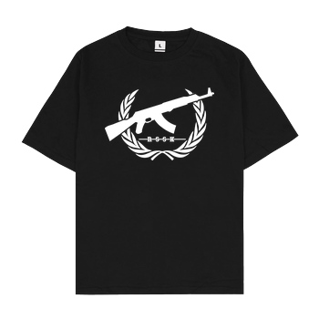 Russak Russak - AK T-Shirt Oversize T-Shirt - Black