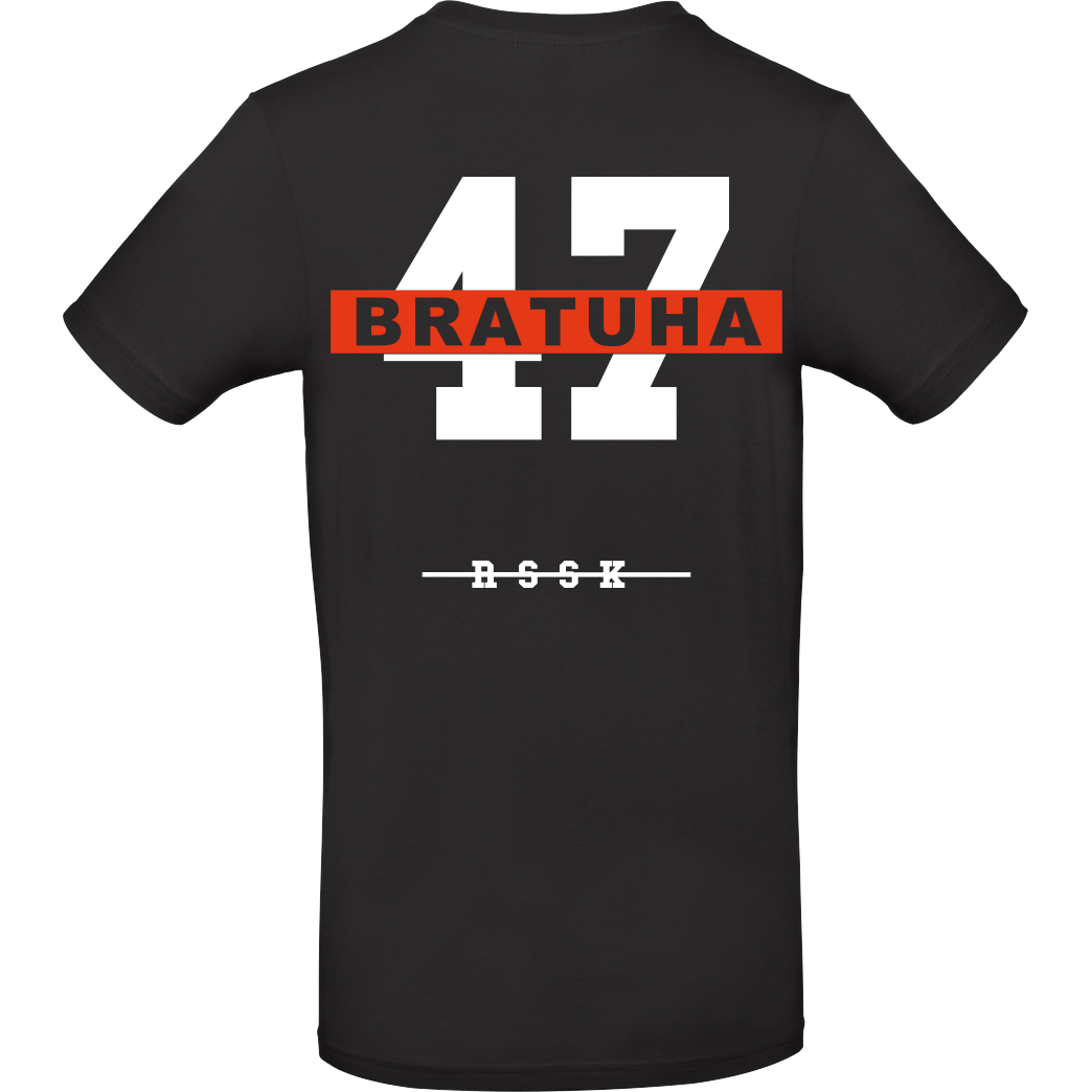 Russak Russak - Bratuha T-Shirt B&C EXACT 190 - Black