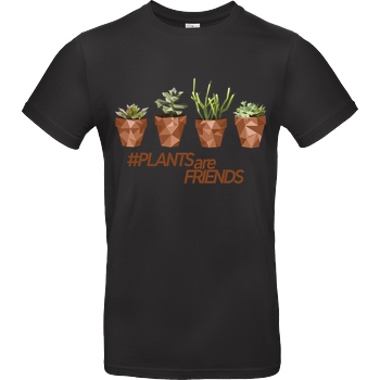 scallysche Scallysche - Plants Pots T-Shirt B&C EXACT 190 - Black