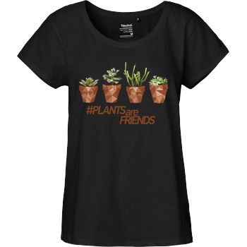 Scallysche - Plants Pots Fairtrade Loose Fit Girlie - black