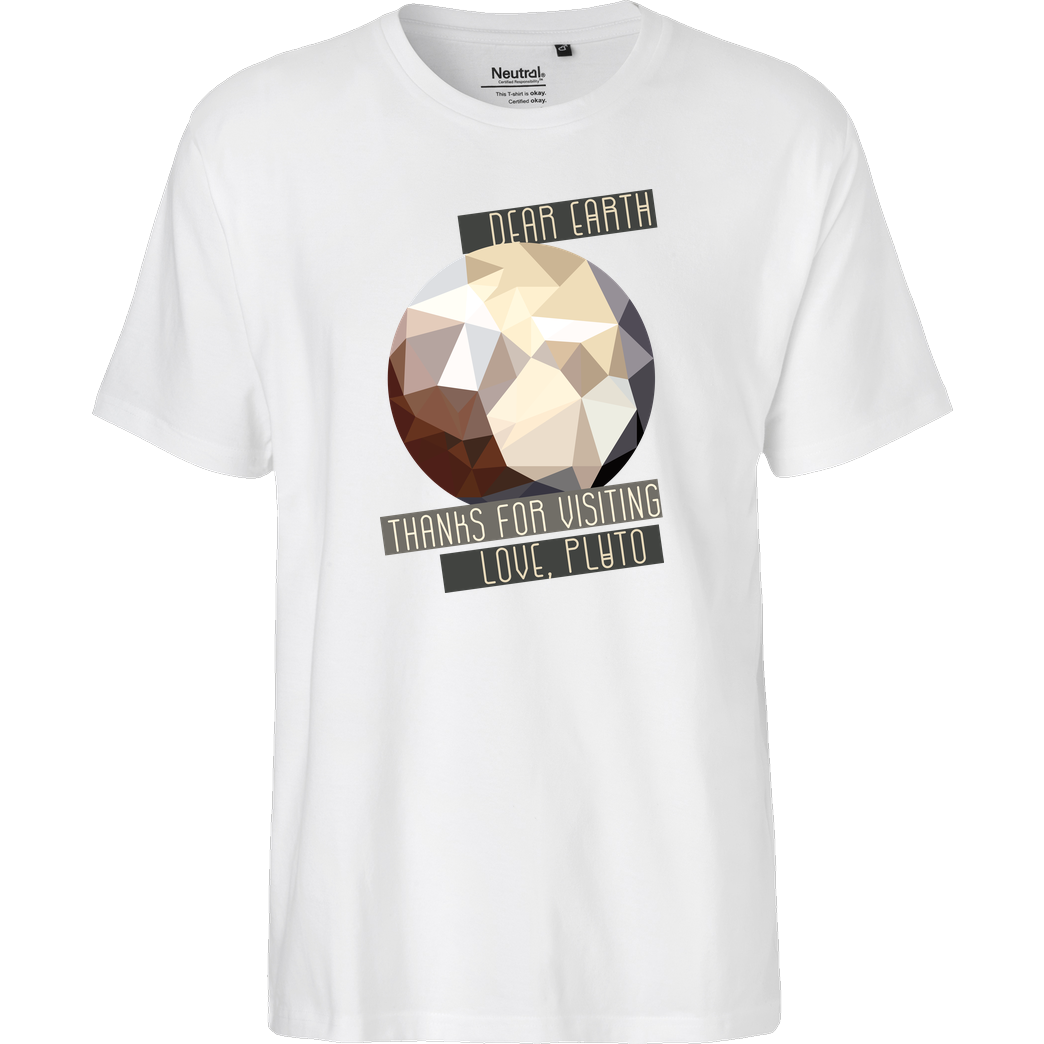 scallysche Scallysche - Pluto T-Shirt Fairtrade T-Shirt - white
