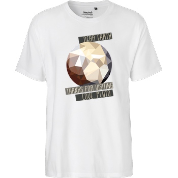 scallysche Scallysche - Pluto T-Shirt Fairtrade T-Shirt - white