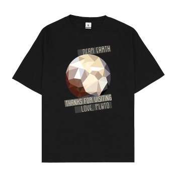scallysche Scallysche - Pluto T-Shirt Oversize T-Shirt - Black