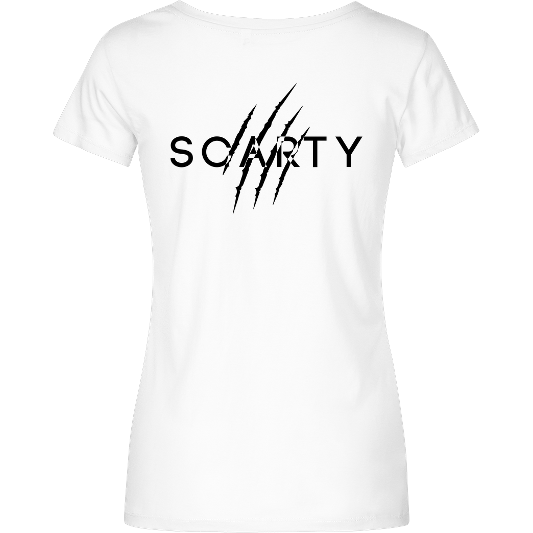 scarty Scarty - Basic T-Shirt Girlshirt weiss