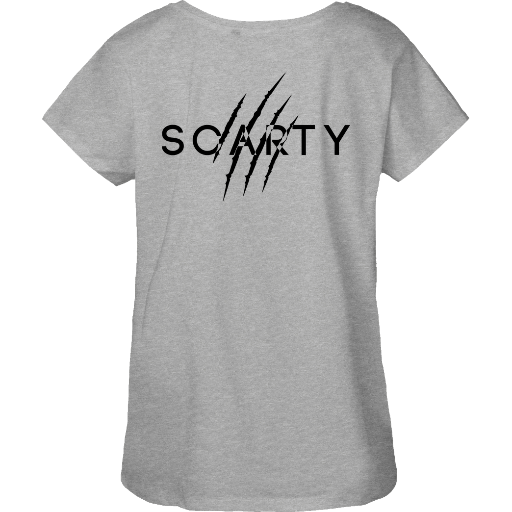 scarty Scarty - Basic T-Shirt Fairtrade Loose Fit Girlie - heather grey