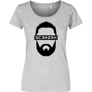 Scenzah Scenzah - Head T-Shirt Girlshirt heather grey