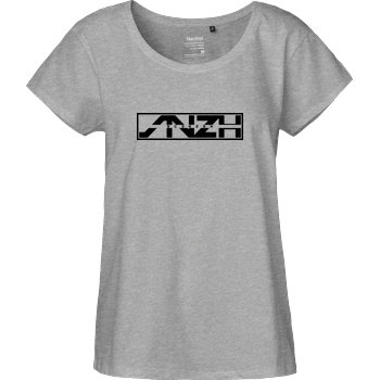 Scenzah Scenzah - Logo T-Shirt Fairtrade Loose Fit Girlie - heather grey