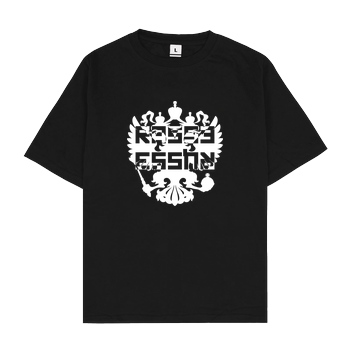 Scenzah Scenzah - Rasse Russe T-Shirt Oversize T-Shirt - Black