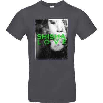schmittywersonst schmittywersonst - Love Shisha T-Shirt B&C EXACT 190 - Dark Grey