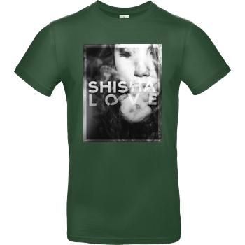 schmittywersonst schmittywersonst - Love Shisha T-Shirt B&C EXACT 190 -  Bottle Green