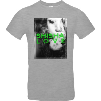 schmittywersonst schmittywersonst - Love Shisha T-Shirt B&C EXACT 190 - heather grey