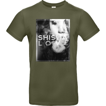 schmittywersonst schmittywersonst - Love Shisha T-Shirt B&C EXACT 190 - Khaki