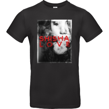 schmittywersonst schmittywersonst - Love Shisha T-Shirt B&C EXACT 190 - Black