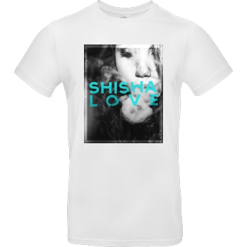schmittywersonst schmittywersonst - Love Shisha T-Shirt B&C EXACT 190 -  White