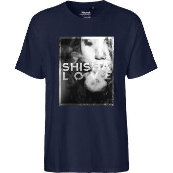 schmittywersonst schmittywersonst - Love Shisha T-Shirt Fairtrade T-Shirt - navy