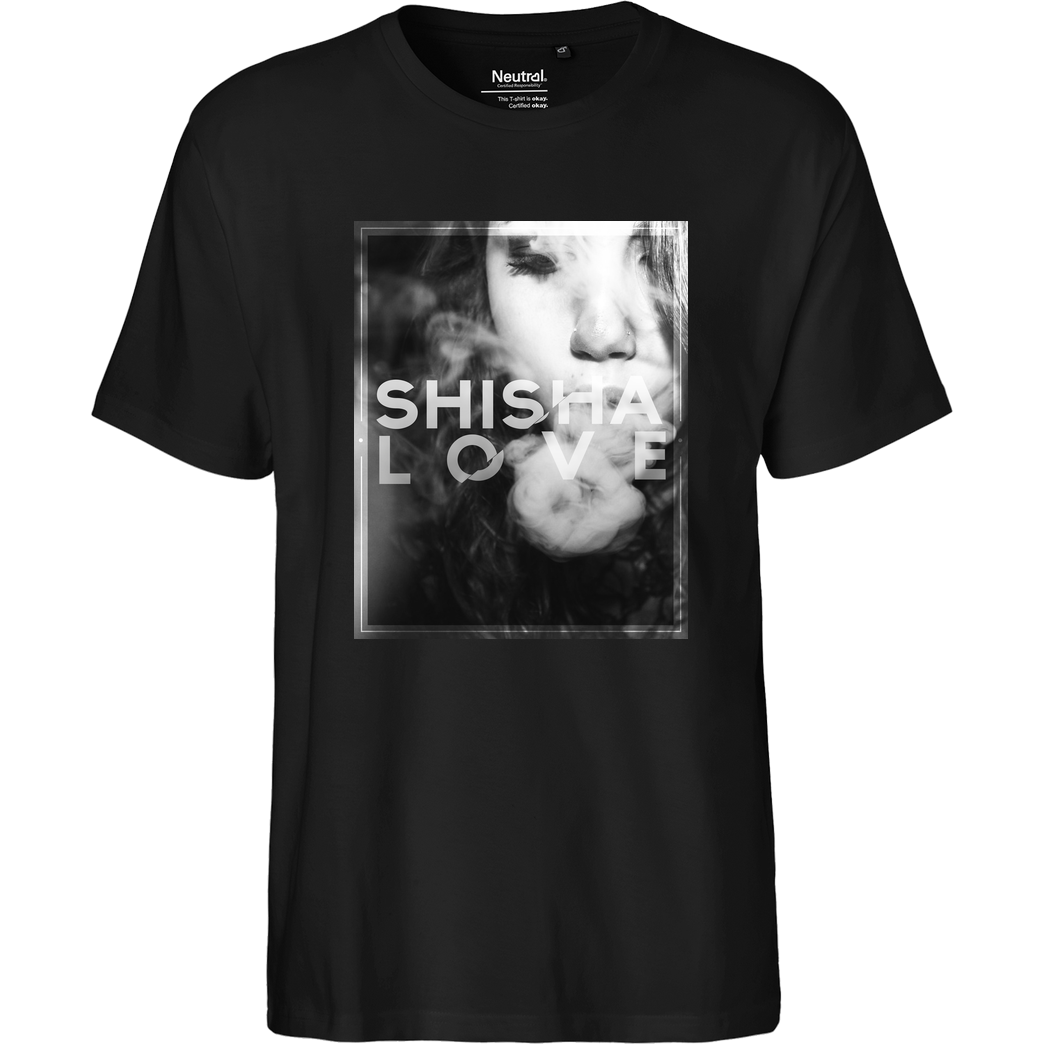 schmittywersonst schmittywersonst - Love Shisha T-Shirt Fairtrade T-Shirt - black