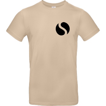 schmittywersonst schmittywersonst - S Logo T-Shirt B&C EXACT 190 - Sand