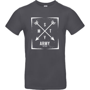 schmittywersonst schmittywersonst - SMTY Army T-Shirt B&C EXACT 190 - Dark Grey