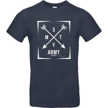 schmittywersonst schmittywersonst - SMTY Army T-Shirt B&C EXACT 190 - Navy