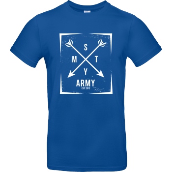 schmittywersonst schmittywersonst - SMTY Army T-Shirt B&C EXACT 190 - Royal Blue