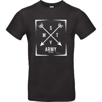 schmittywersonst schmittywersonst - SMTY Army T-Shirt B&C EXACT 190 - Black