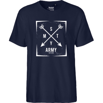 schmittywersonst schmittywersonst - SMTY Army T-Shirt Fairtrade T-Shirt - navy