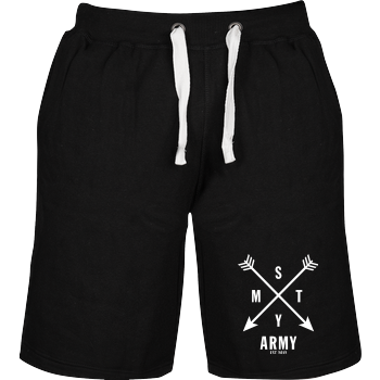 schmittywersonst - SMTY Army Pants Shorts schwarz
