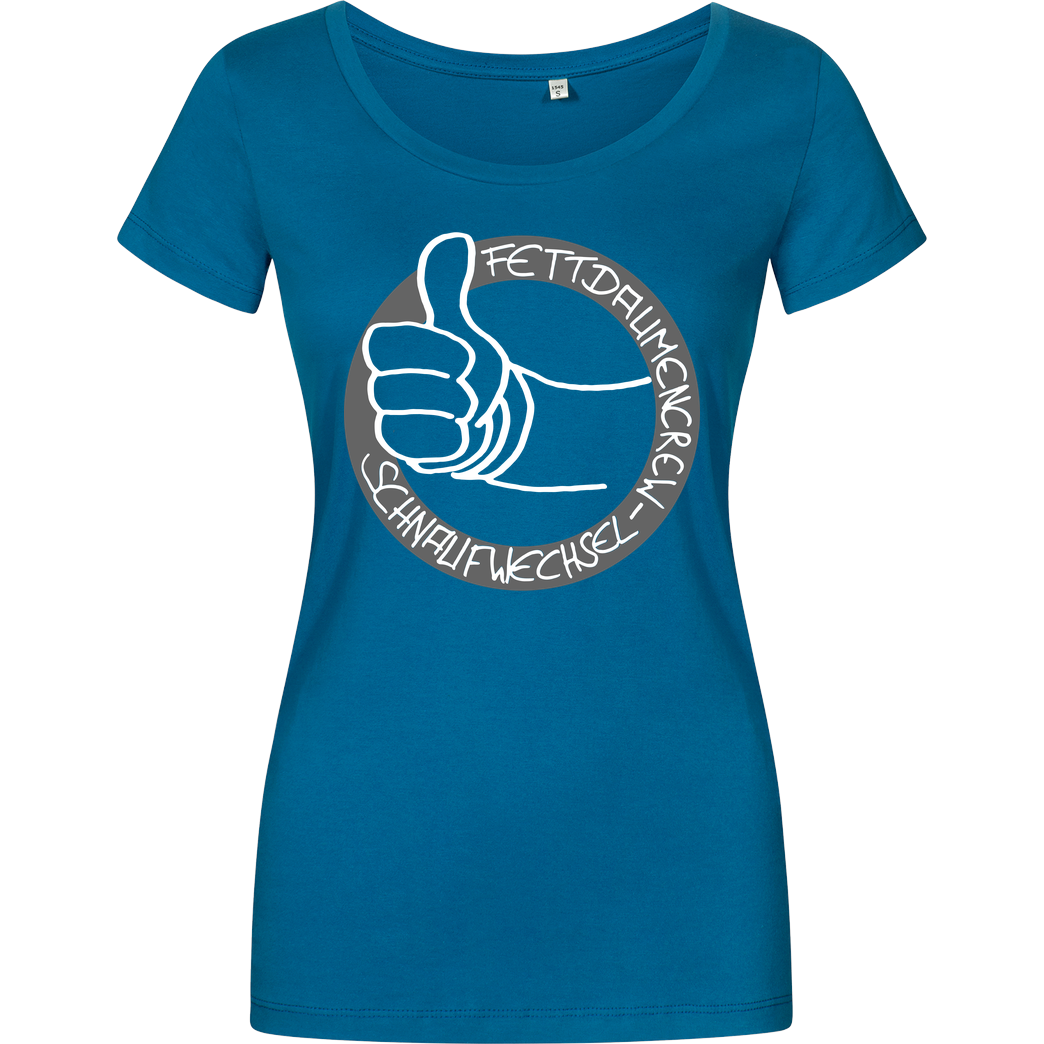 Schnaufwechsel Schnaufwechsel - Logo T-Shirt Girlshirt petrol