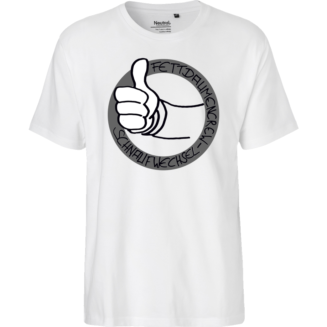 Schnaufwechsel Schnaufwechsel - Logo T-Shirt Fairtrade T-Shirt - white