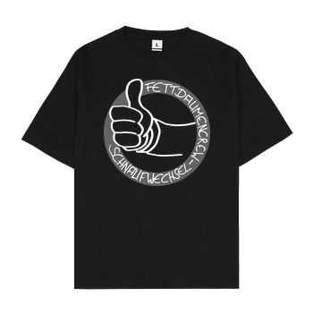 Schnaufwechsel - Logo Oversize T-Shirt - Black