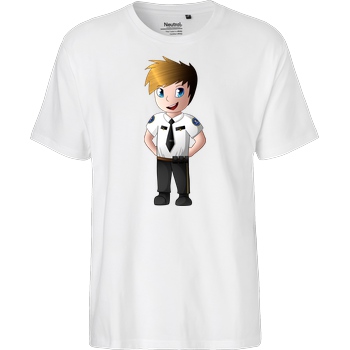 ScriptOase Script Oase - FBI T-Shirt Fairtrade T-Shirt - white