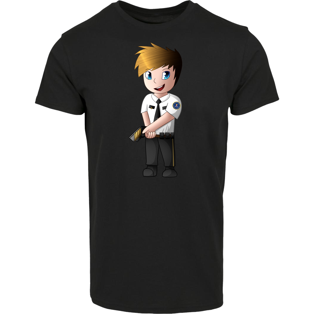 ScriptOase Script Oase - FBI Knarre T-Shirt House Brand T-Shirt - Black