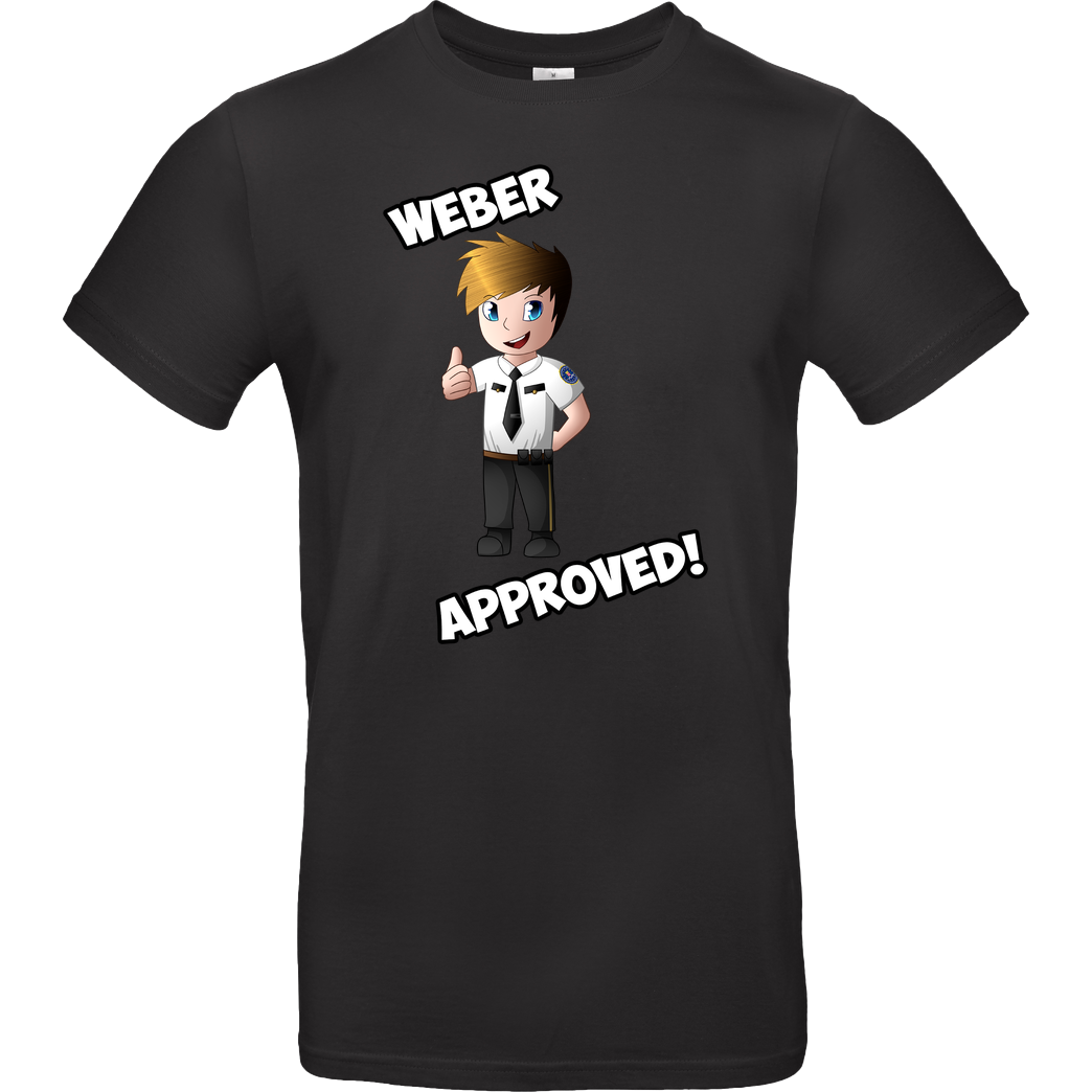 ScriptOase Script Oase - Weber approved T-Shirt B&C EXACT 190 - Black